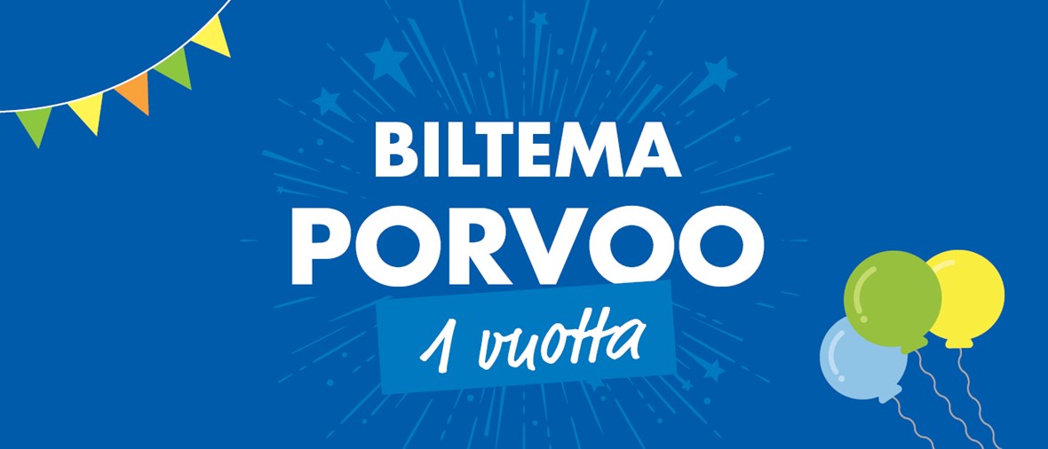Biltema Porvoo 1 vuotta!
