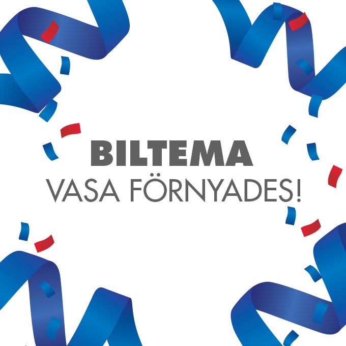 Biltema Vasa förnyades!