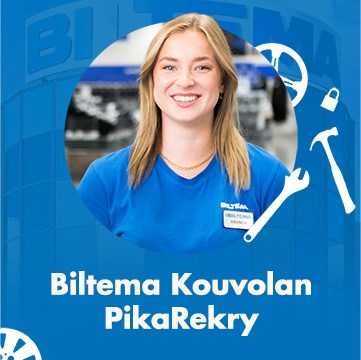 Biltema Kouvolan henkilökunnan rekrytoinnissa käytetään pikahaastatteluita