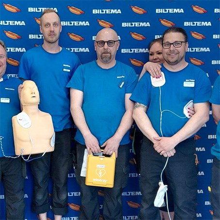 Biltema hankkii defibrillaattorit kaikkiin tavarataloihinsa