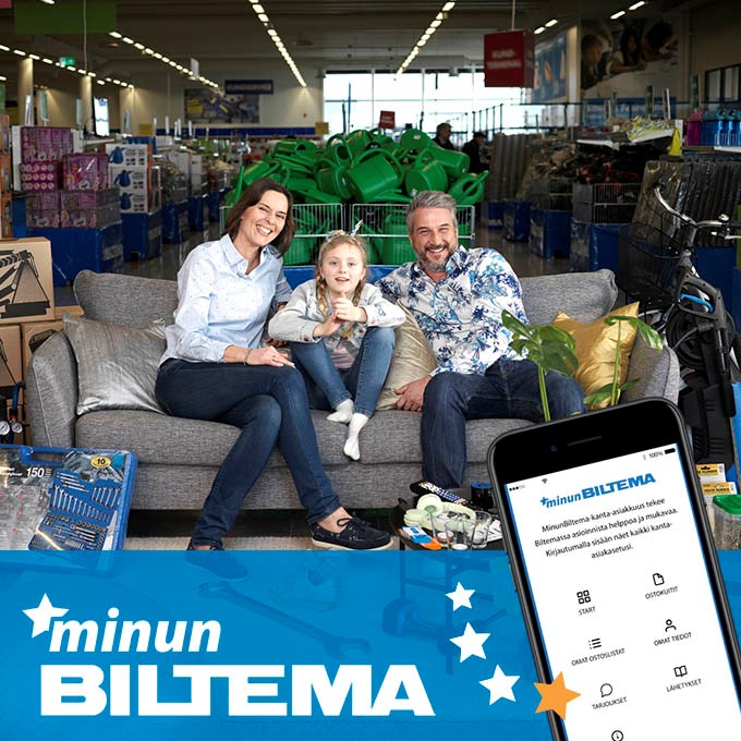 Biltemalta uusi digitaalinen palvelu asiakkailleen