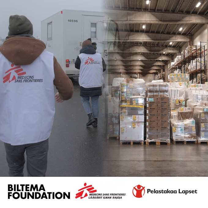 Biltema Foundationilta lähes 1,9 miljoonan euron lahjoitus Ukrainan sodasta kärsiville